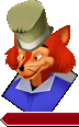 Honest John's normal profile sprite.