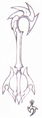 Concept art of the Leviathan from the Kingdom Hearts 358/2 Days Ultimania.