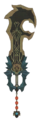 Concept art of Aced's Keyblade.