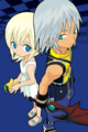 Artwork of the cover of Kingdom Hearts Chain of Memories, Volume 2.