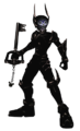 Ventus's Keyblade Armor worn by Sora and corrupted by a Nightmare.