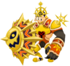 The Upright Defender (アップライトディフェンダー, Appuraito Difendā?) Heartless that was introduced in a Hades Cup event in March 2018.