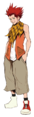 Concept artwork of Lea in Kingdom Hearts Birth by Sleep.
