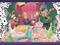 Wonderland Tea Party color page from Volume 3.