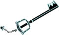 The Kingdom Key D's appearance in The Grid.